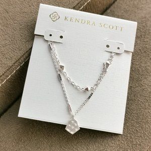 Kendra Scott Clove Multi Strand Necklace Silver
